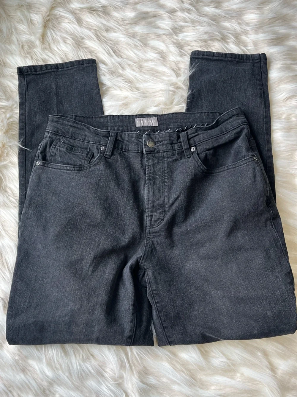 Ted Baker Jeans Men's 32x29 Mid Rise Straight Leg Black - Picture 3 of 5